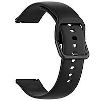 Ремешок BeWatch New 20мм для Samsung Galaxy Watch 42мм \Galaxy watch Active Черный (1012301) PZ, код: 1286302