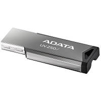 USB флеш наель ADATA 16GB AUV 250 Silver USB 2.0 AUV250-16G-RBK n