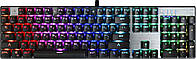 Клавиатура Motospeed CK104 Silver (mtck104cmb) USB Outemu Blue, RGB ENG, UKR, RUS проводная