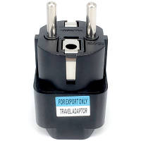 Переходник US/UK/AU to EU Dynamode EU Adapter black n