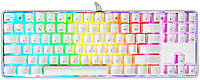 Клавиатура Motospeed K87S White (mtk87smr) RGB USB ENG, UKR, RUS Outemu Red проводная