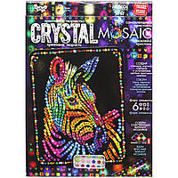 Набор для креативного творчества CRYSTAL MOSAIC Зебра Danko Toys (CRM-02-01,02,03,04...10) DH, код: 7934164