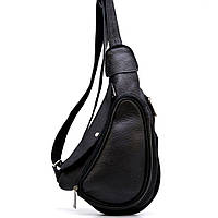 Мини-рюкзак из натуральной кожи на одно плечо Tarwa FA-3026-3md Черный QT, код: 6717853