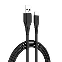 Зарядное устройство ColorWay 1USB AUTO ID 2A 10W black + cable Type C CW-CHS012CC-BK n