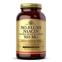 Ниацин Solgar No-Flush Niacin (Vitamin B3) (Inositol Hexanicotinate) 500 mg 250 Veg Caps PZ, код: 7541143