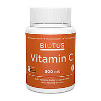 Витамин С Vitamin C Biotus 500 мг 60 капсул UP, код: 7289456