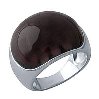 Серебряное кольцо Silver Breeze с кошачьим глазом 17.5 размер (1973738) UP, код: 2689574