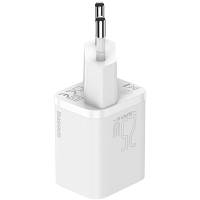 Зарядний пристрій Baseus Super Si Quick Charger 1C White CCSP020102 n