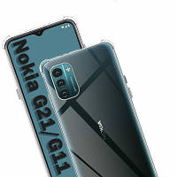 Чехол для мобильного телефона BeCover Anti-Shock Nokia G21 / G11 Clear 707570 n