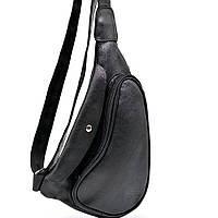 Рюкзак на одно плечо из телячьей кожи Tarwa GA-3026-3md Черный BM, код: 6717894