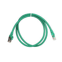 Патч-корд 1м S/FTP Cat 6 CU PVC 26AWG 7/0.16 green 2E 2E-PC6SFTPCOP-100GRN n