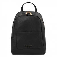 Женский кожаный рюкзак мягкий Tuscany TL142052 TL Bag Черный PZ, код: 8345553