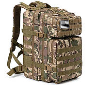 Тактический походный рюкзак на 45 л D3-GGL-305 Solve Мультикам DH, код: 8447096