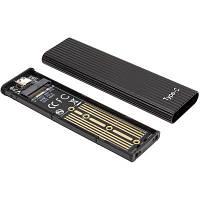 Карман внешний PowerPlant SSD M.2 PCIe NVMe USB3.1 HC380428 n