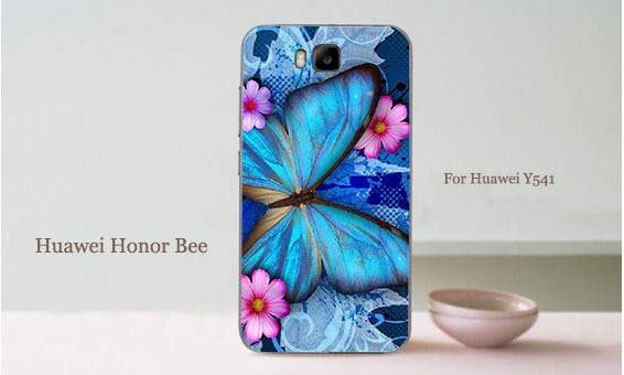 Чохол бампер силіконовий на Huawei Y5c Y541 з картинкою Синя Метелик