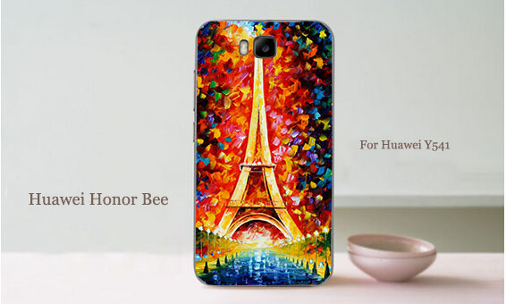 Чохол бампер силіконовий на Huawei Y5c Y541 з картинкою Ейфелева вежа нарисованая