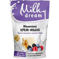 Жидкое мыло Milky Dream Белый шоколад и лесные ягоды дой-пак 500 мл 4820205301742 n