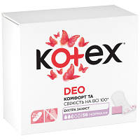 Ежедневные прокладки Kotex Normal Plus Deo 56 шт. 5029053548265 n
