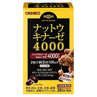 Комплекс для профилактики давления и кровообращения Orihiro Nattokinase 4000 FU 470 mg 60 Cap NX, код: 7948467
