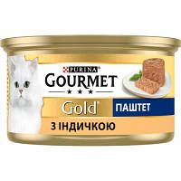 Паштет для кошек Purina Gourmet Gold. С индейкой 85 г 7613031380992 n