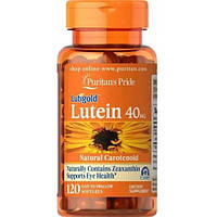 Лютеин Puritan's Pride Lutein 40 mg with Zeaxanthin 120 Softgels QT, код: 7520696