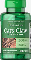 Кошачий коготь Puritan's Pride Cat's Claw 500 mg 100 Caps IN, код: 7518804