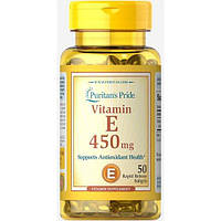 Витамин E Puritan's Pride Vitamin E 1000 IU 50 Softgels DH, код: 7518974