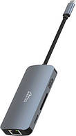 USB-хаб Media-Tech Pro 8-in-1 Gray