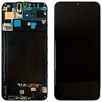 Дисплей (екран) Samsung Galaxy A50s A507F + тачскрін (OLED с рамкой)