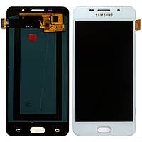 Дисплей (екран) Samsung Galaxy A5 2016 A510F з тачскріном (білий OLED)