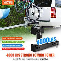 VEVOR Dual 2" Trailer Hitch Receiver Rise-Drop Adapter Extender Tow 4000 lbs