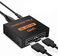 Сплиттер Voltronic YT-S-HDMI1-2-4K/17275 Black HDMI - 2xHDMI