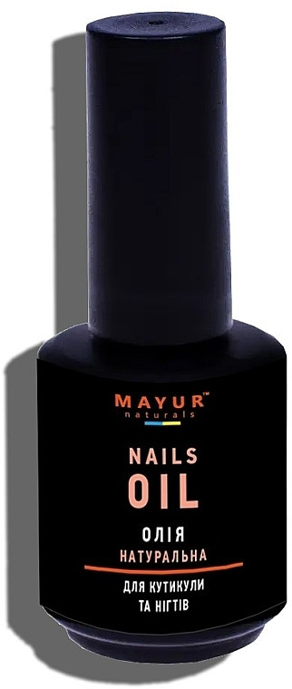 Олія для кутикули і нігтів натуральна Mayur, фото 1