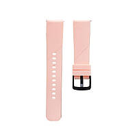 Ремінець для смарт-годинників Silicon Band силіконовий, універсальний, рожевий (20мм)