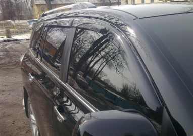 Дефлектори вікон для Toyota Highlander II/Kluger 2007-2014 000050761