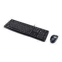 Комплект клавиатура и мышь Logitech MK120 CORDED KEYBOARD AND MOUSE COMBO Black (USB)