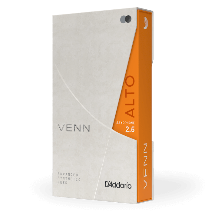 Тростина для альт-саксофона D`ADDARIO VENN ALTO SAXOPHONE REED #2.5 (1 шт), фото 1