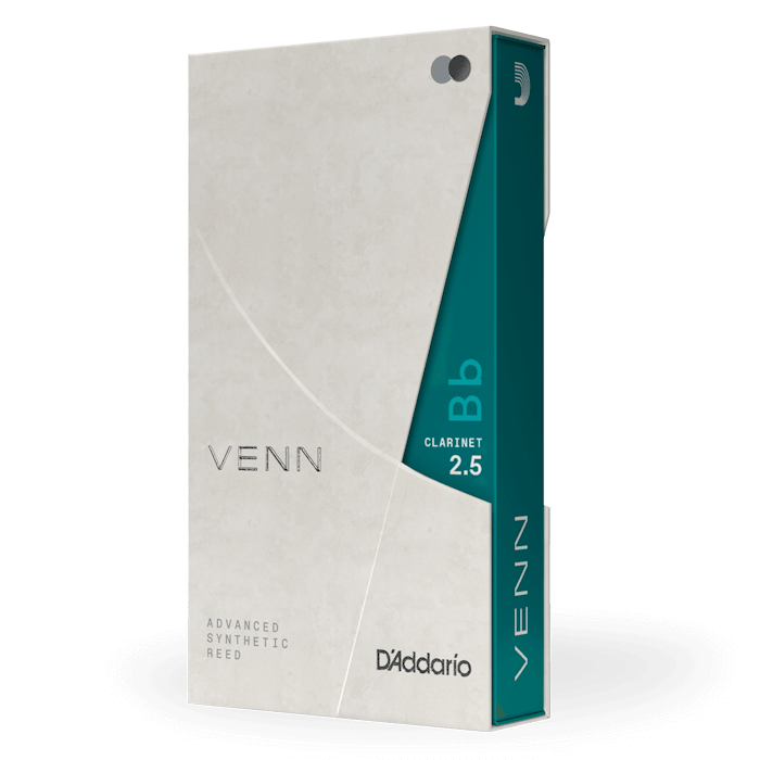 Тростина для кларнета D`ADDARIO VENN BB CLARINET REED 2.5 (1 шт)