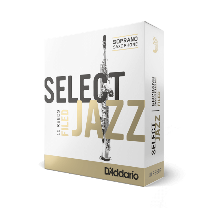 Тростини для сопрано саксофона D`ADDARIO SELECT JAZZ - SOPRANO SAX 2M - 10 PACK, фото 1