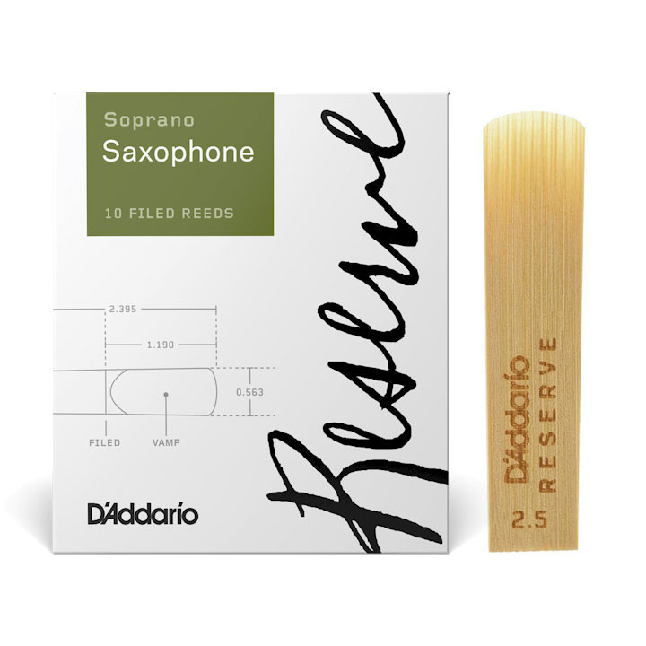 Тростина для сопрано саксофона D`ADDARIO RESERVE - SOPRANO SAX #2.5 (1ШТ)