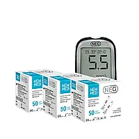 Глюкометр NEO (синій) + 150 тест-смужок