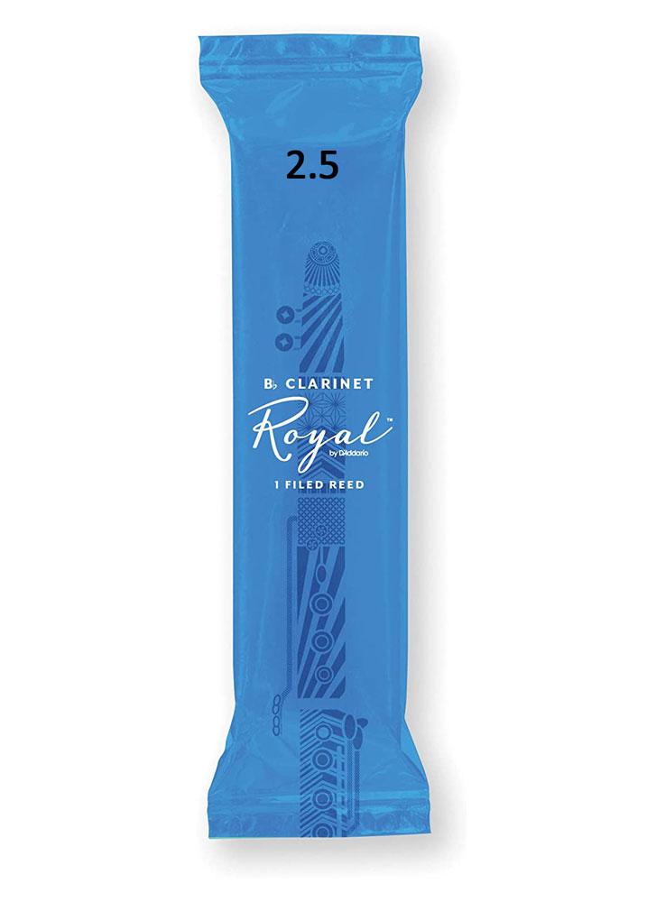 Тростина для кларнета D`ADDARIO ROYAL - BB CLARINET #2.5 (1ШТ), фото 1