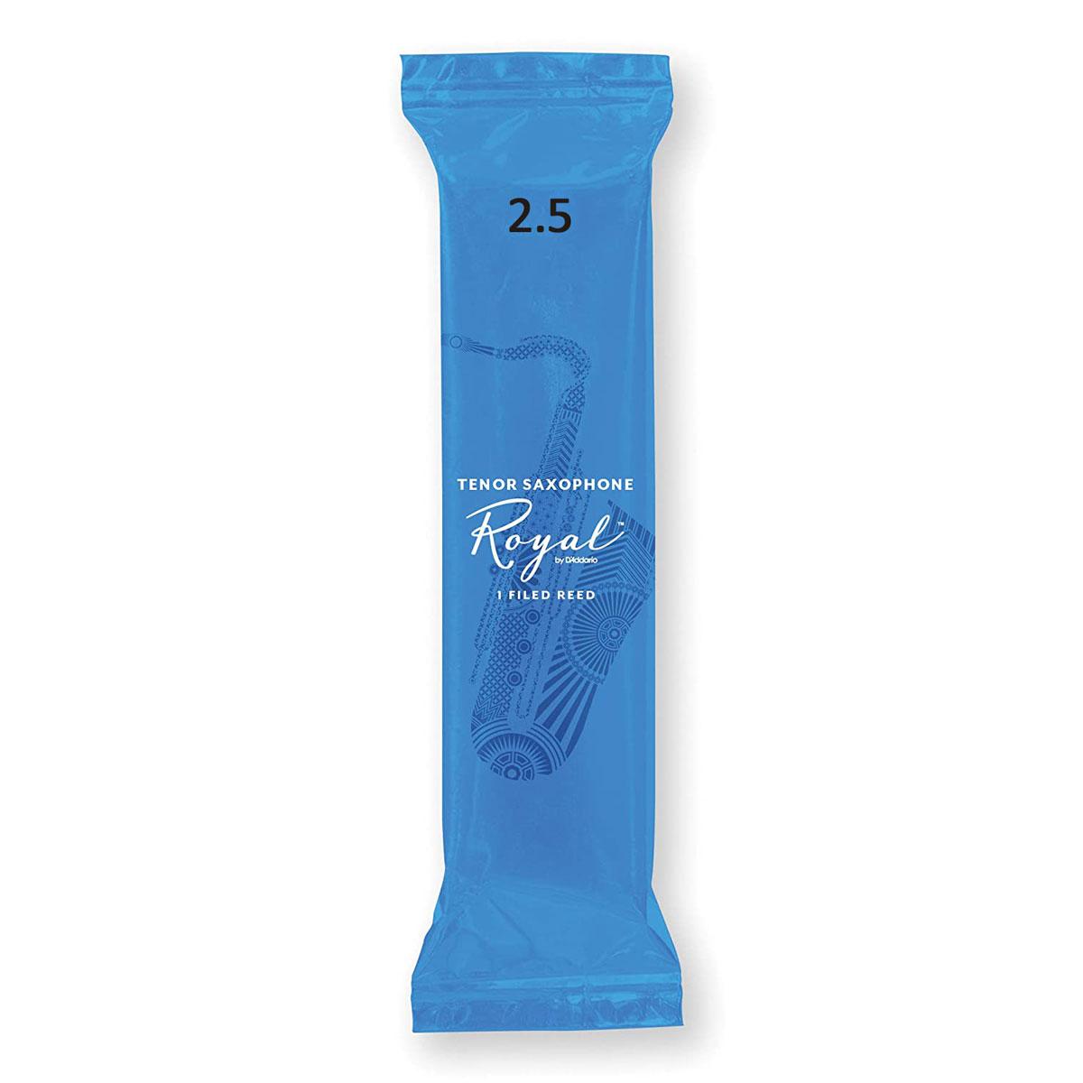 Тростина для тенор саксофона D`ADDARIO ROYAL - TENOR SAX #2.5 (1ШТ), фото 1