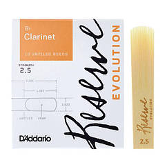 Тростина для кларнета D`ADDARIO RESERVE EVOLUTION BB CLARINET #2.5 (1ШТ)