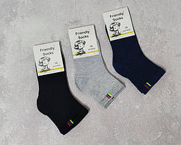 Шкарпетки дитячі Friendly Socks 3021016-001 () короткі сітка різні кольори р.16 (уп.12 пар)