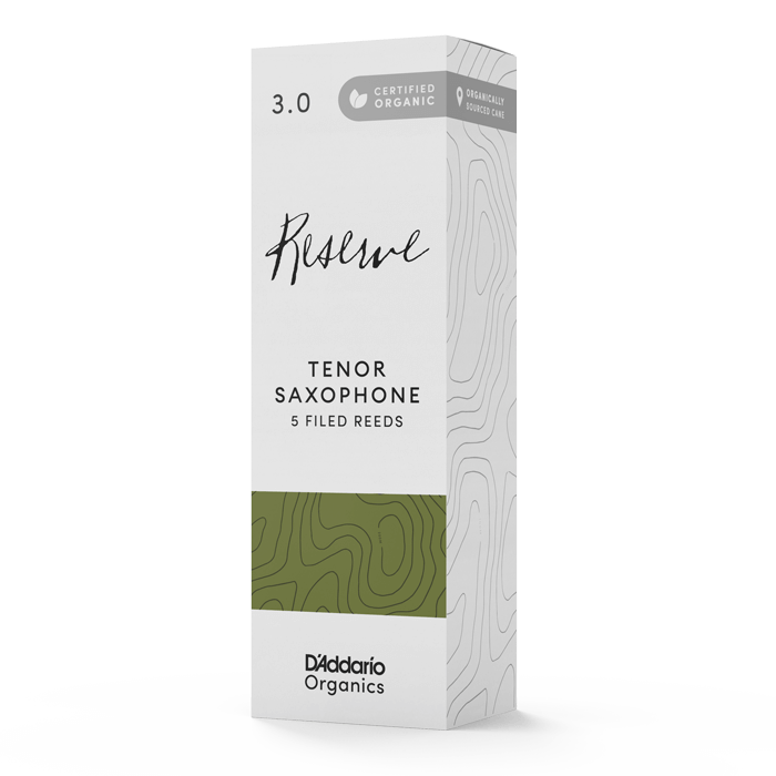 Тростини для тенор саксофона D`ADDARIO ORGANIC RESERVE - TENOR SAX #3.0 - 5 PACK, фото 1