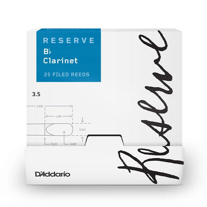 Тростини для кларнета D`ADDARIO RESERVE BB CLARINET #3.5 - 25 PACK, фото 1