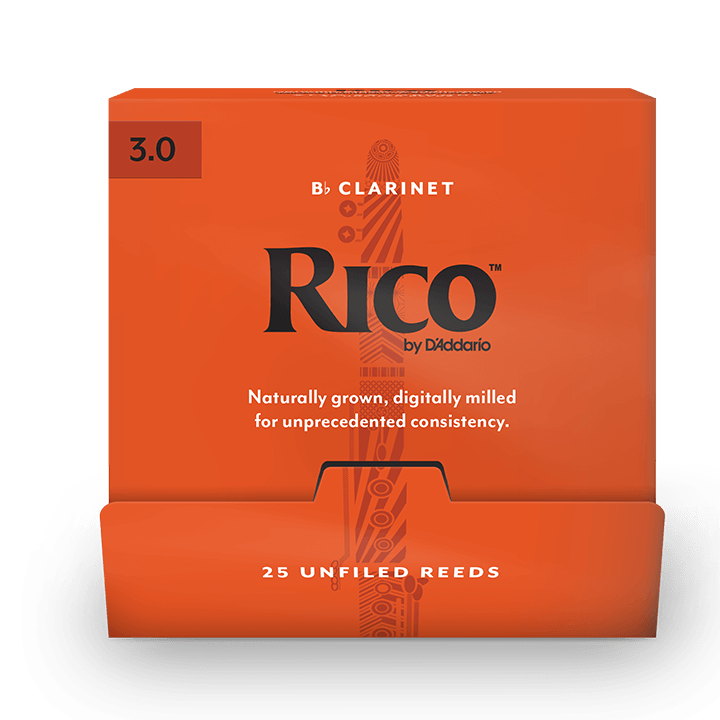 Тростини для кларнета D`ADDARIO RICO - BB CLARINET #3.0 - 25 BOX, фото 1