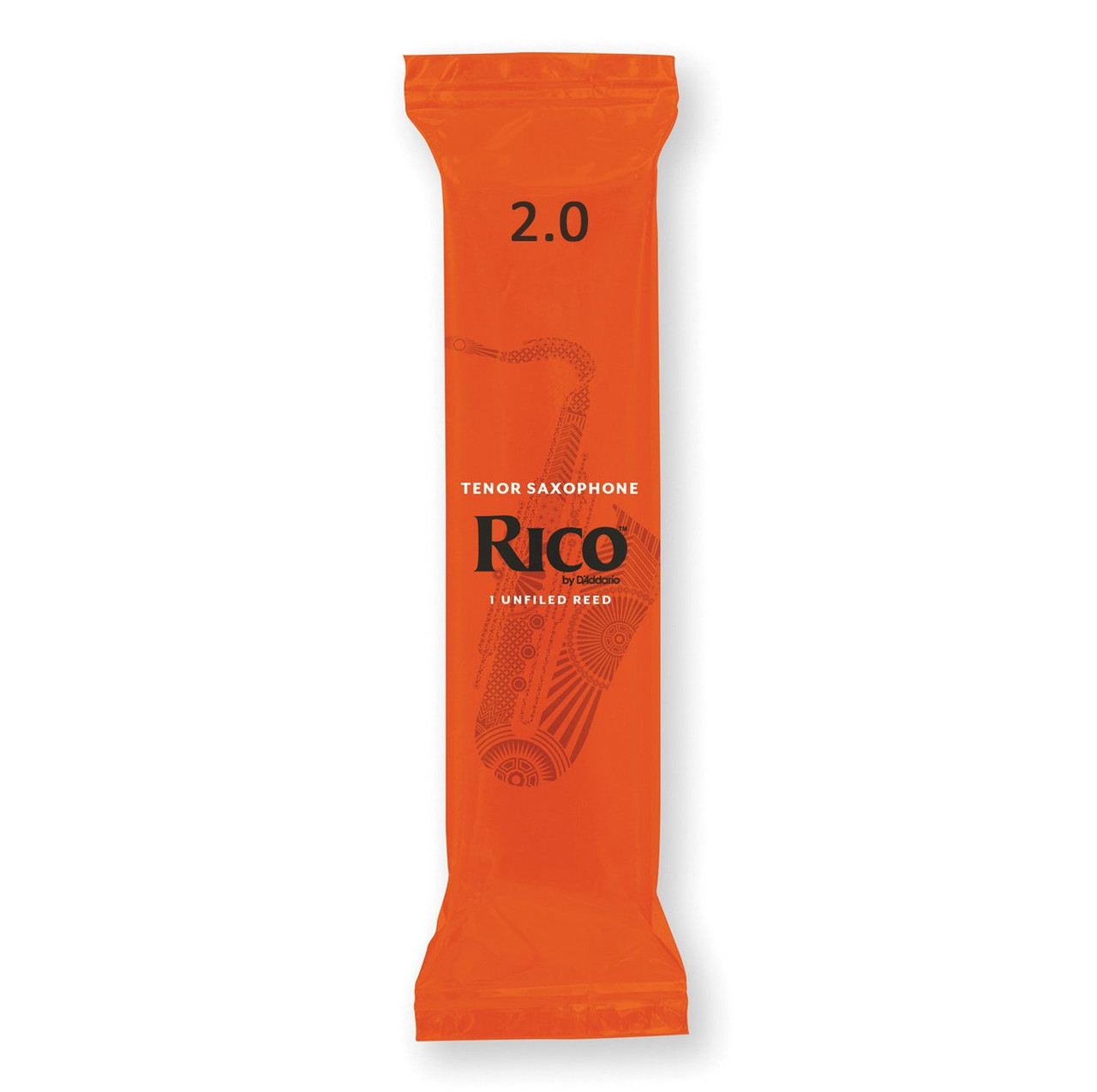 Тростина для тенор саксофона D`ADDARIO RICO - TENOR SAX #2.0 (1ШТ), фото 1