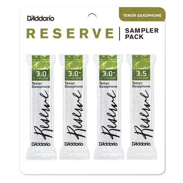 Тростини для тенор саксофона D`ADDARIO RESERVE - TENOR SAX REED SAMPLER PACK #3.0/3.0+/3.5, фото 1